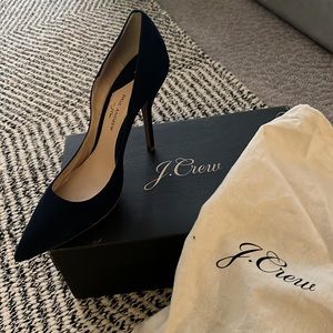 J. Crew x Paul Andrew suede pumps